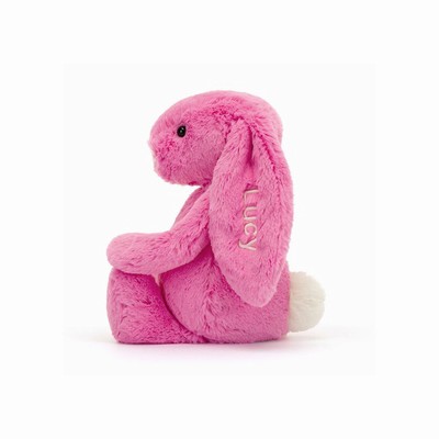 Jellycat Bashful Hot Pink Bunny Medium Australia | 198476DTL